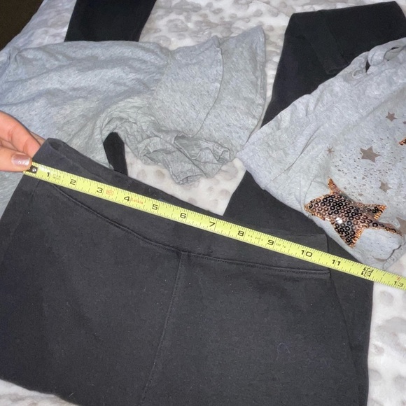 GAP KIDS blouse . Justice sequence. childrens place size 12 leggings . 3pc girls - Picture 10 of 13